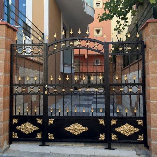 apartman ferforje giriş kapısı