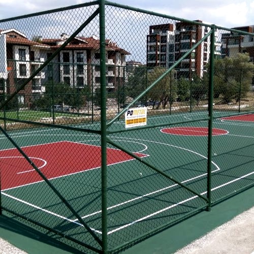 Spor Sahası Çitleri ve Zemin Kaplaması