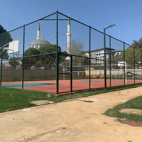 Emlak konut Çınarköy ilkokulu çok amaçlı spor sahası uygulaması